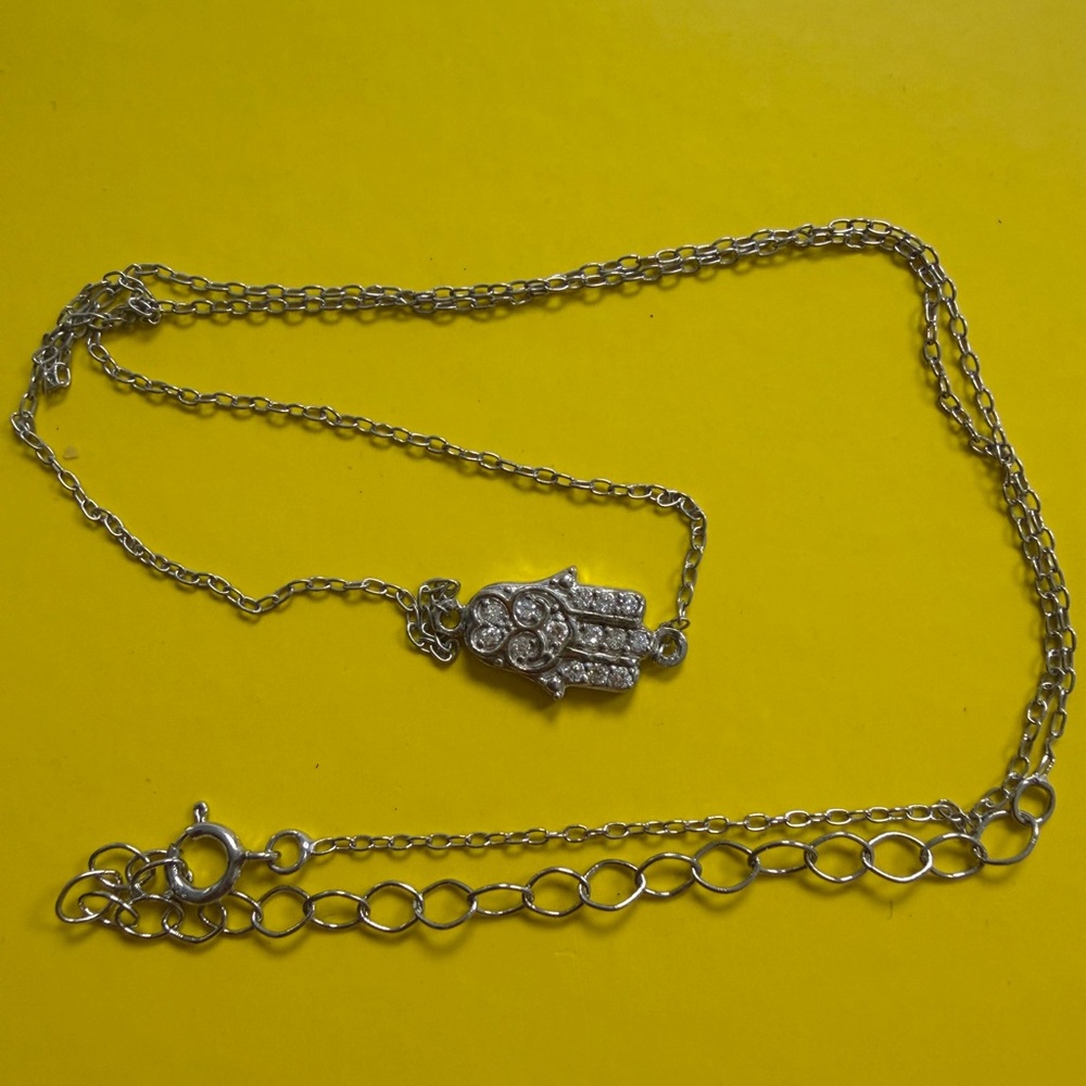Frieda Rothman Hamsa Pendant Necklace